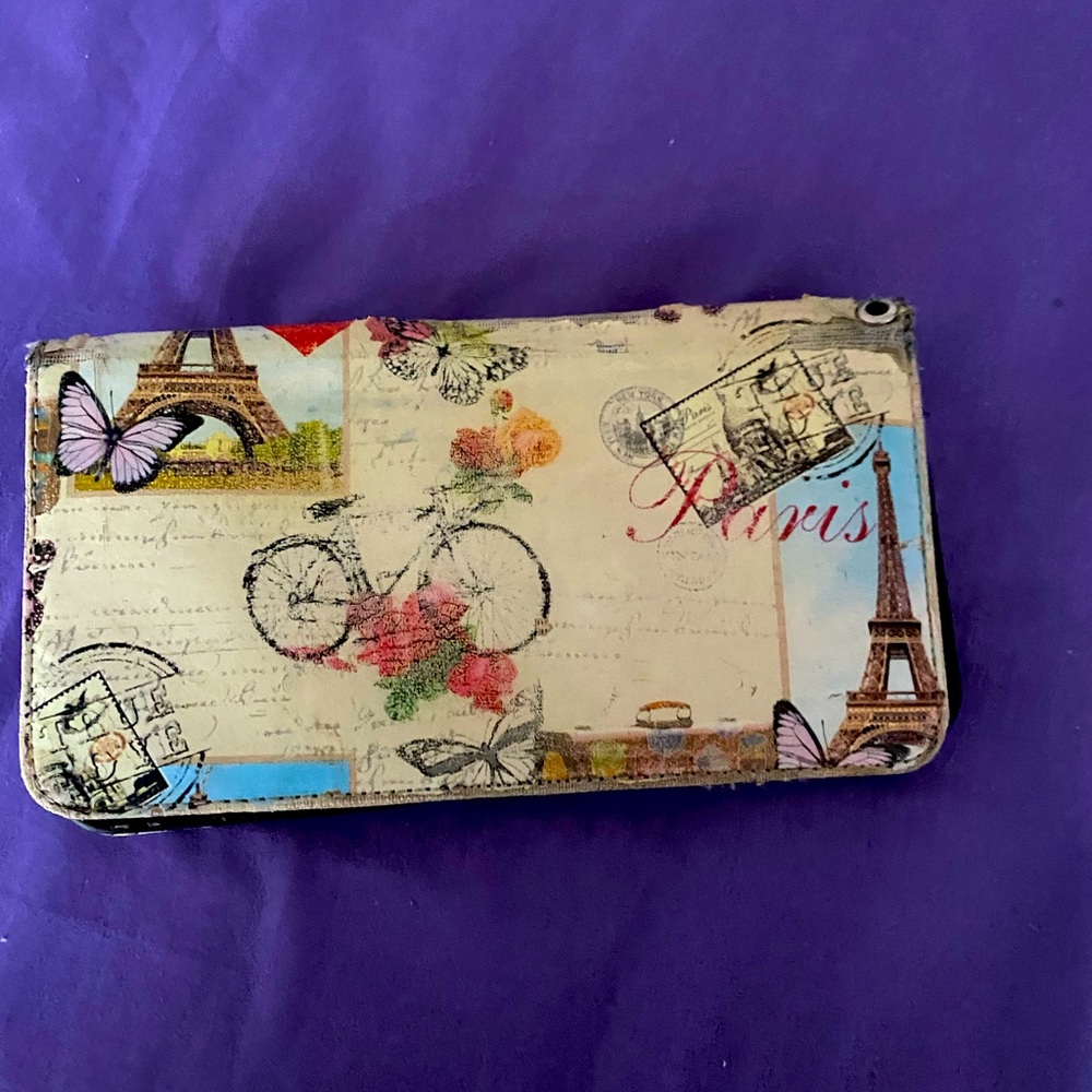 A cute Paris themed Wallet